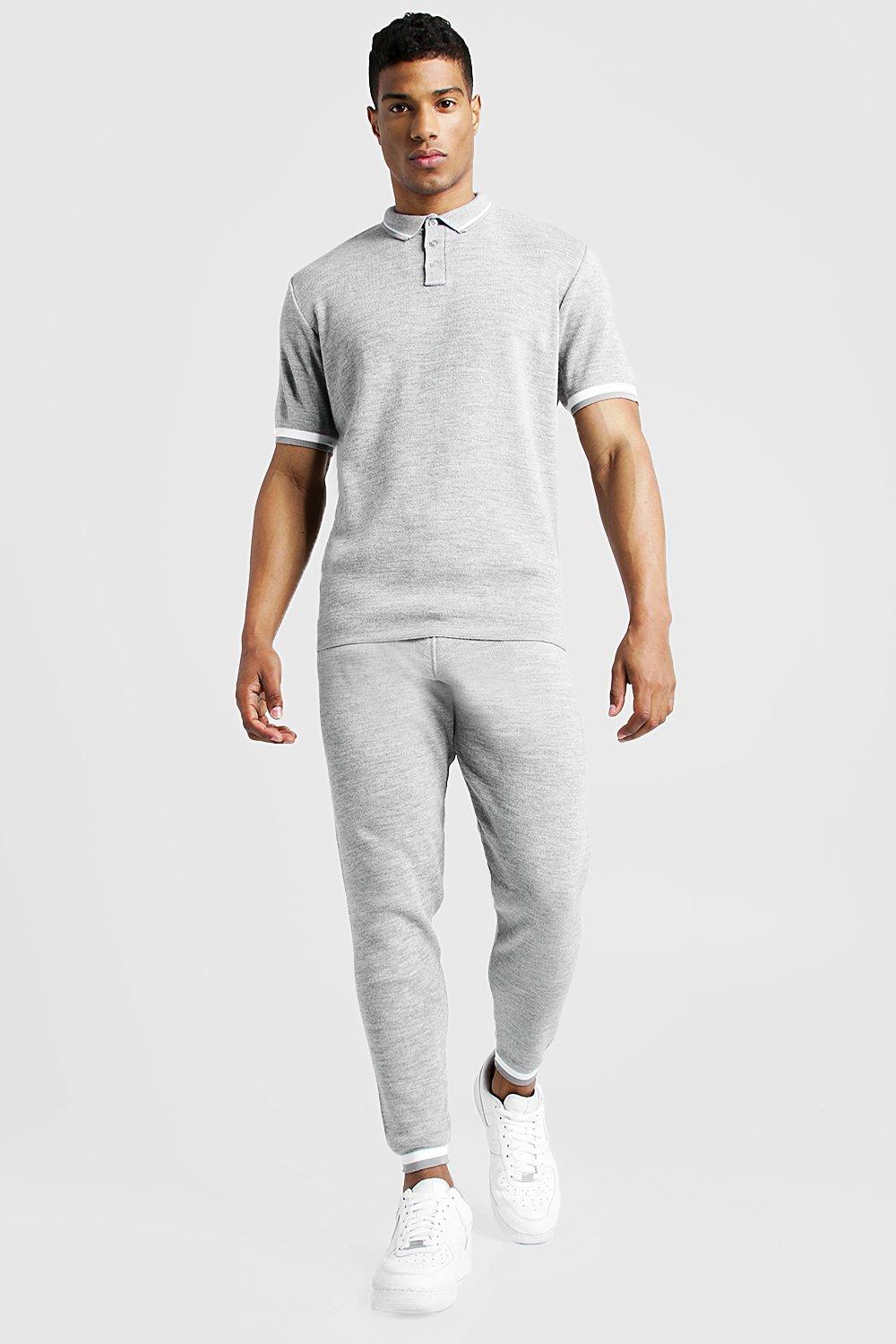 polo joggers grey